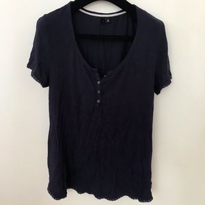 Kensie Navy Blue T-Shirt